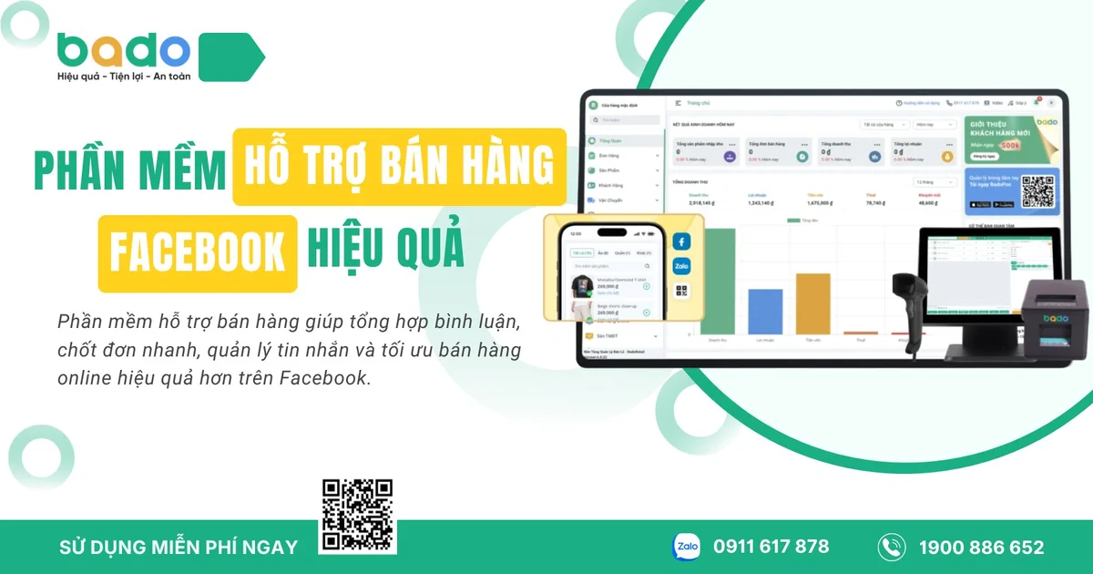 Phần mềm hỗ trợ bán hàng Facebook chất lượng và hiệu quả cao